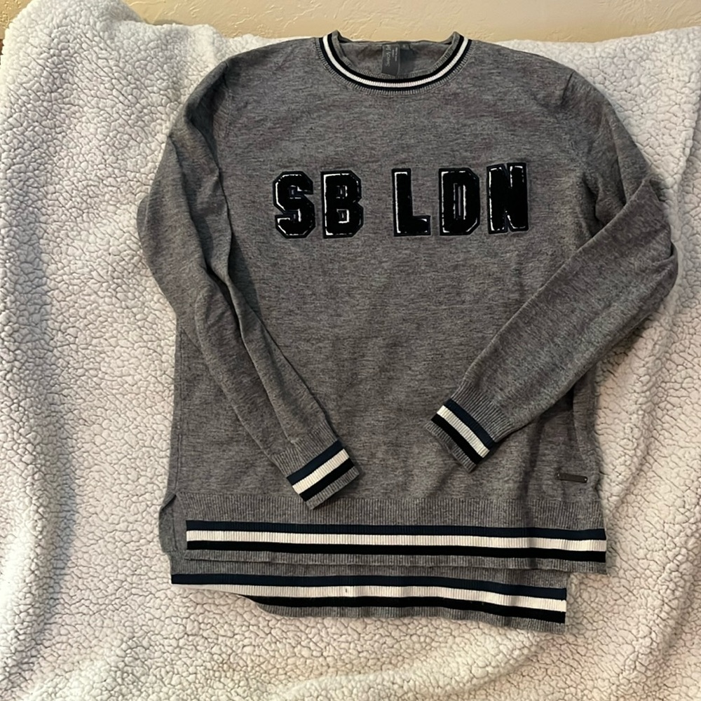 SB LDN Grey Crewneck Women's Sweater